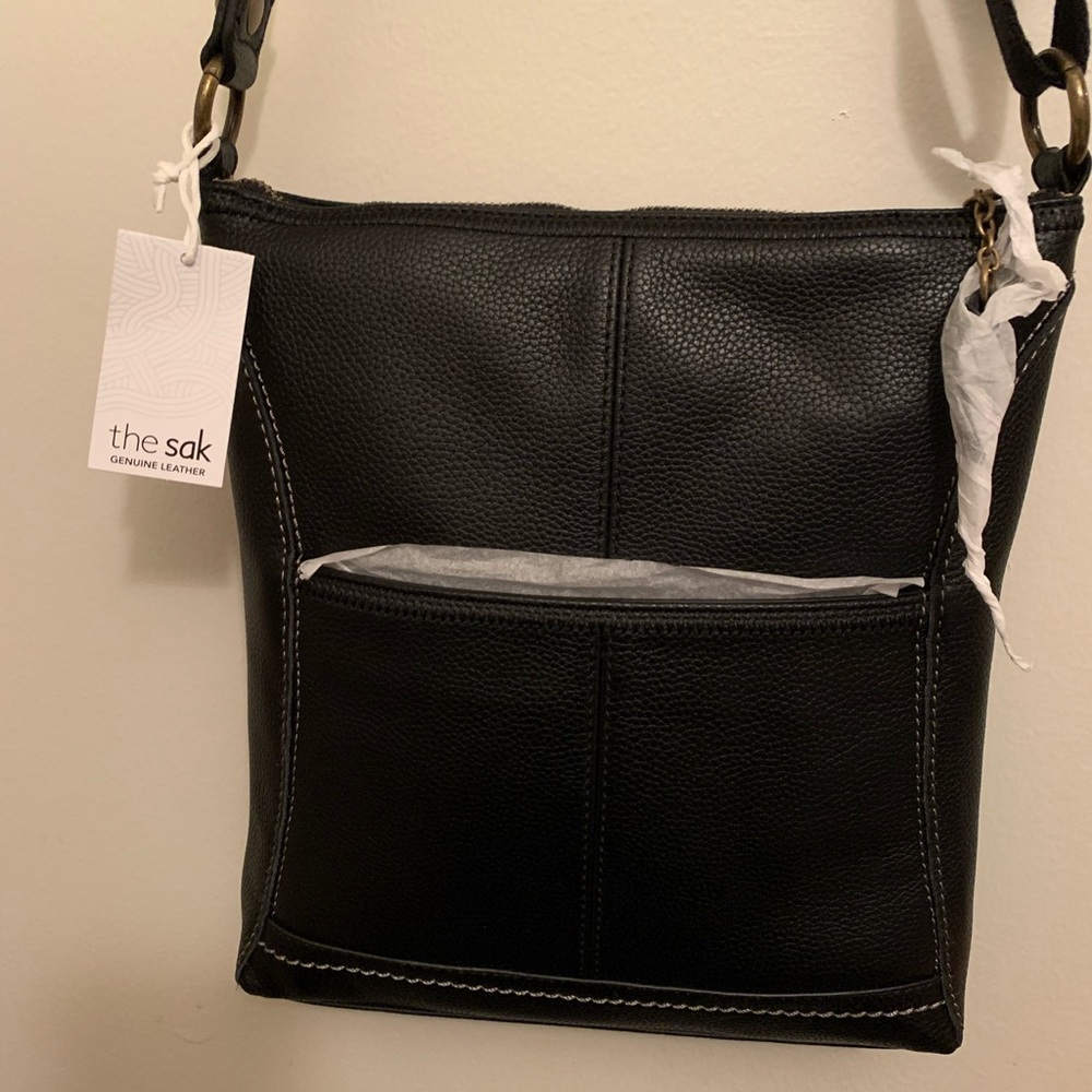 Iris Leather Crossbody Bag by The Sak